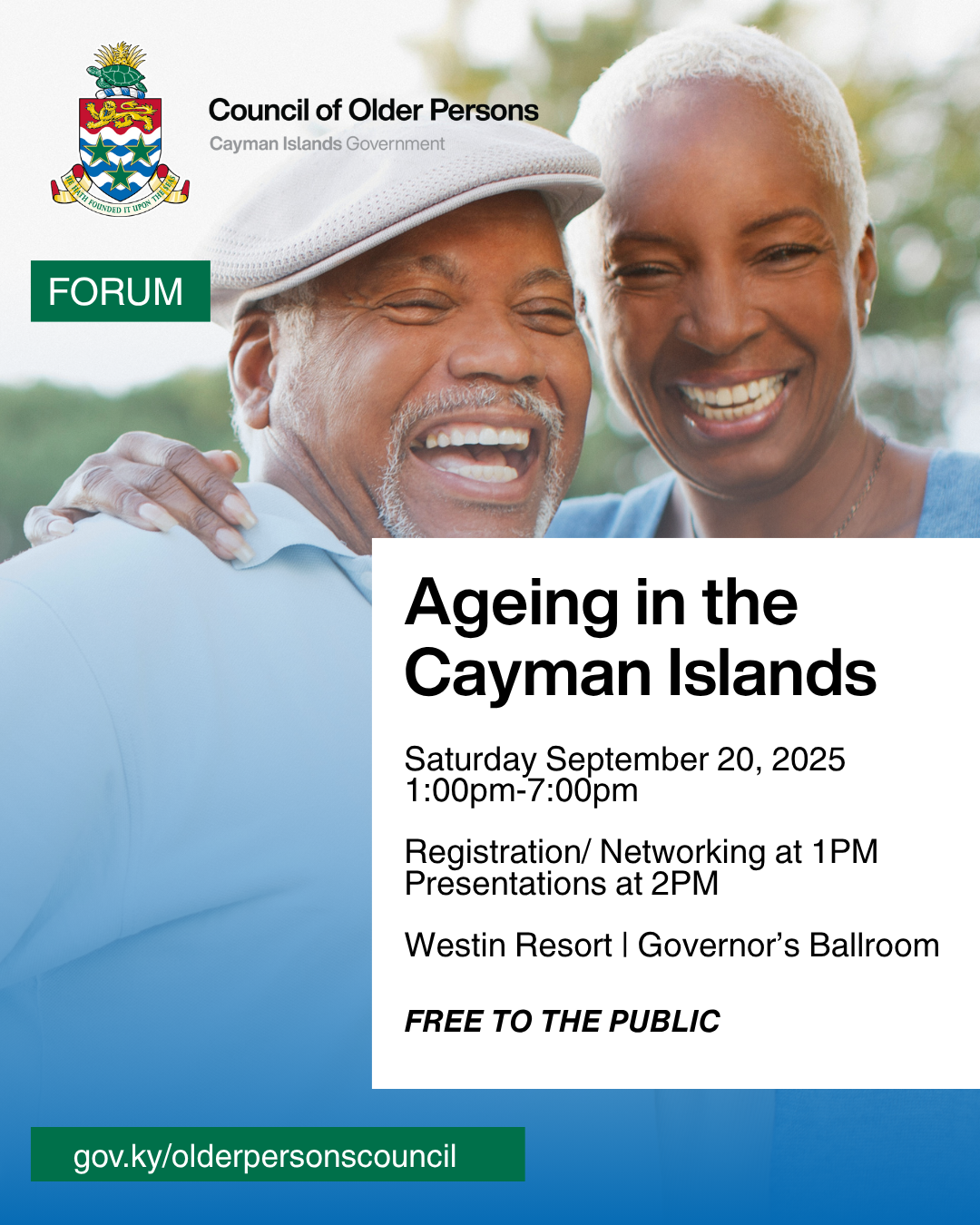 Ageing in the Cayman Islands Forum graphic